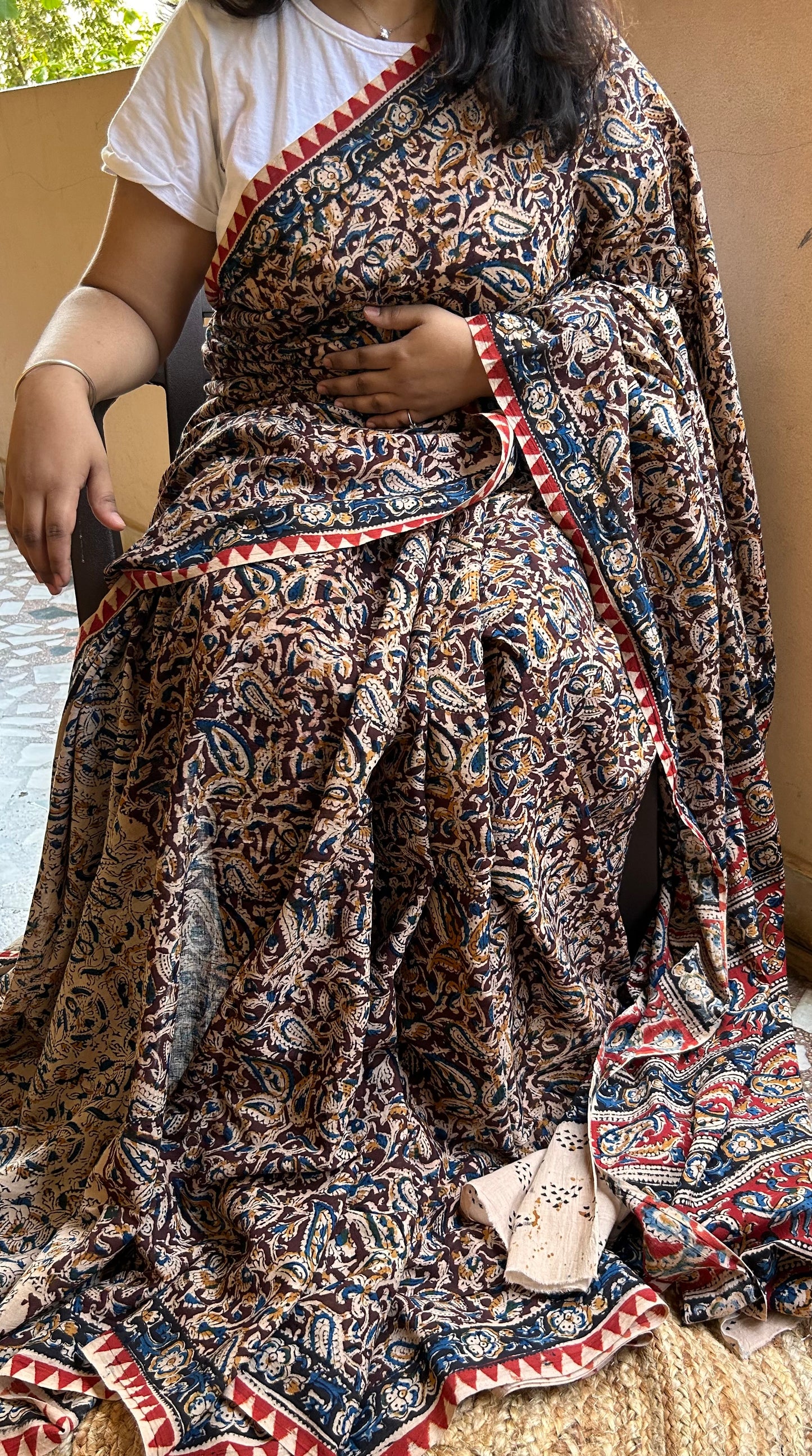 Kalamkari cotton saree 3
