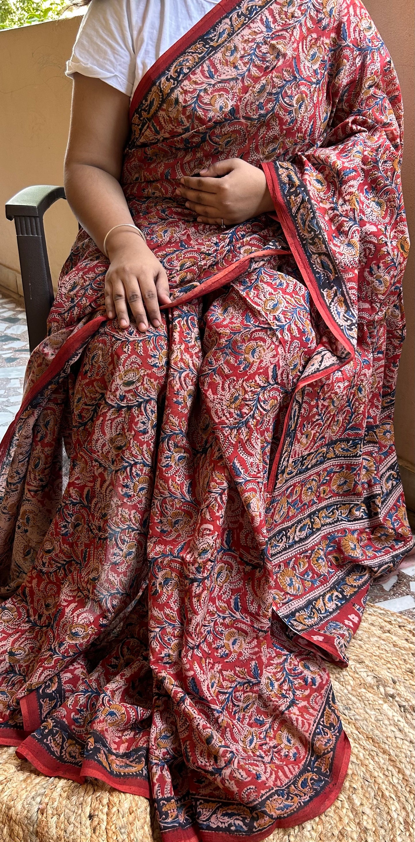 Kalamkari cotton saree 4