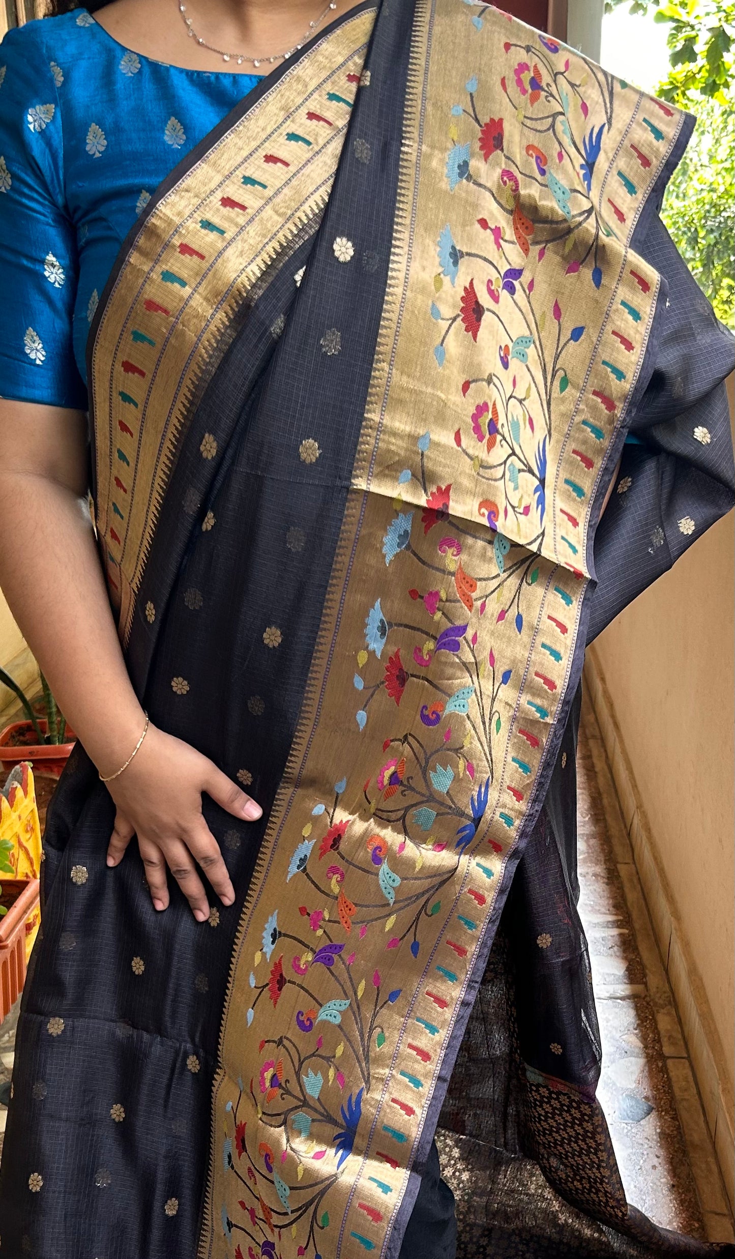 Black Kota Paithani