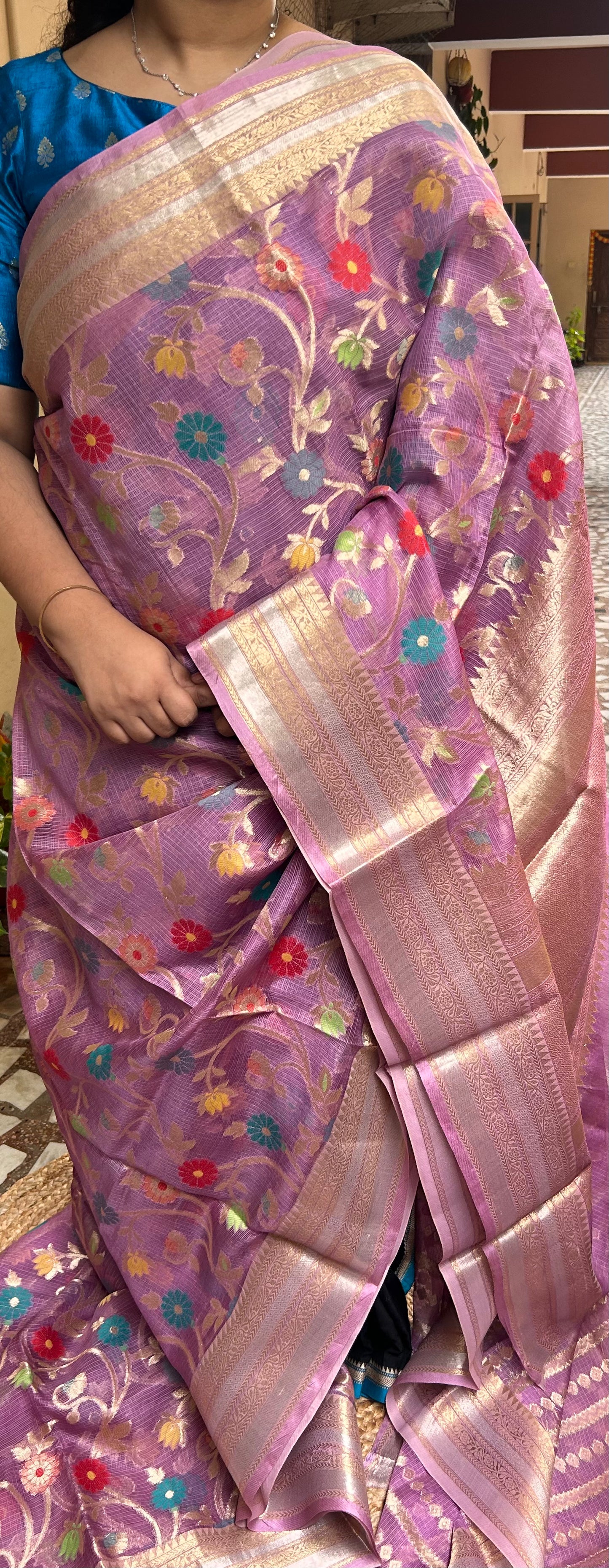 Lavender Silk Kota