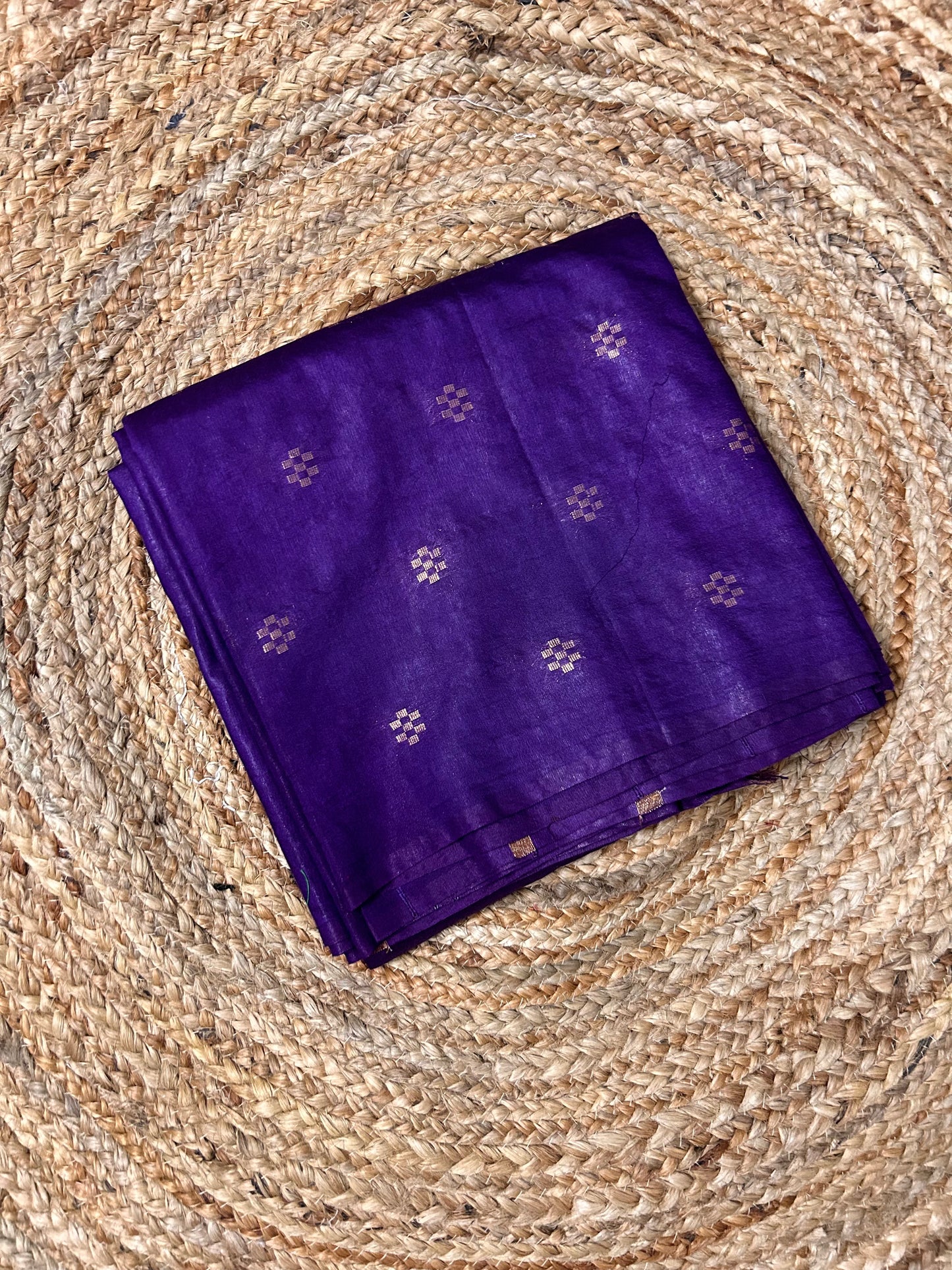 Purple Viscose Saree