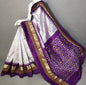 Lavender & Purple Pochampally Pattu Saree