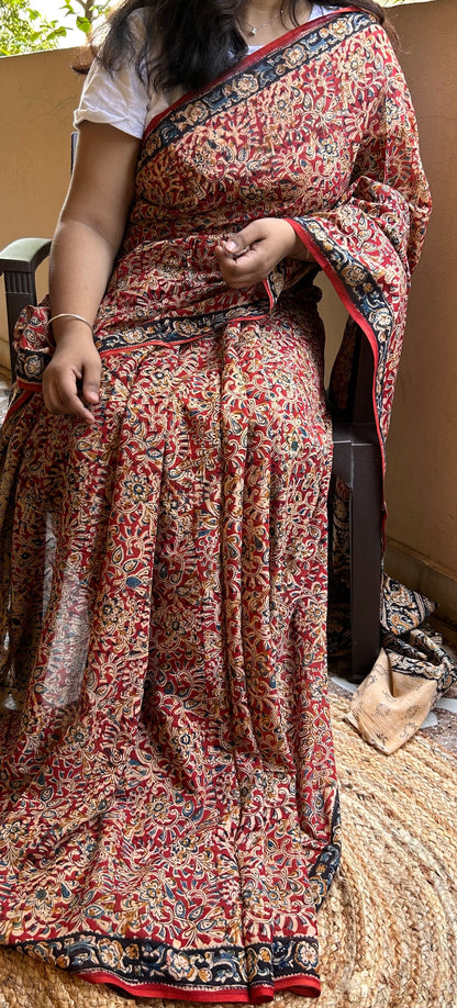 Kalamkari cotton saree 2