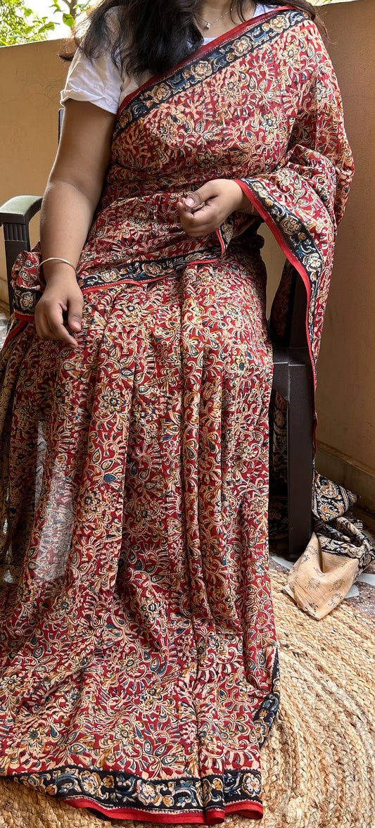 Kalamkari cotton saree 2