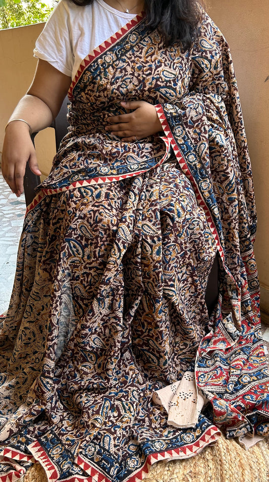 Kalamkari cotton saree 3