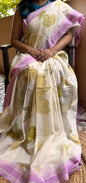 Eco Printed Mangalagiri Cotton Saree - 2