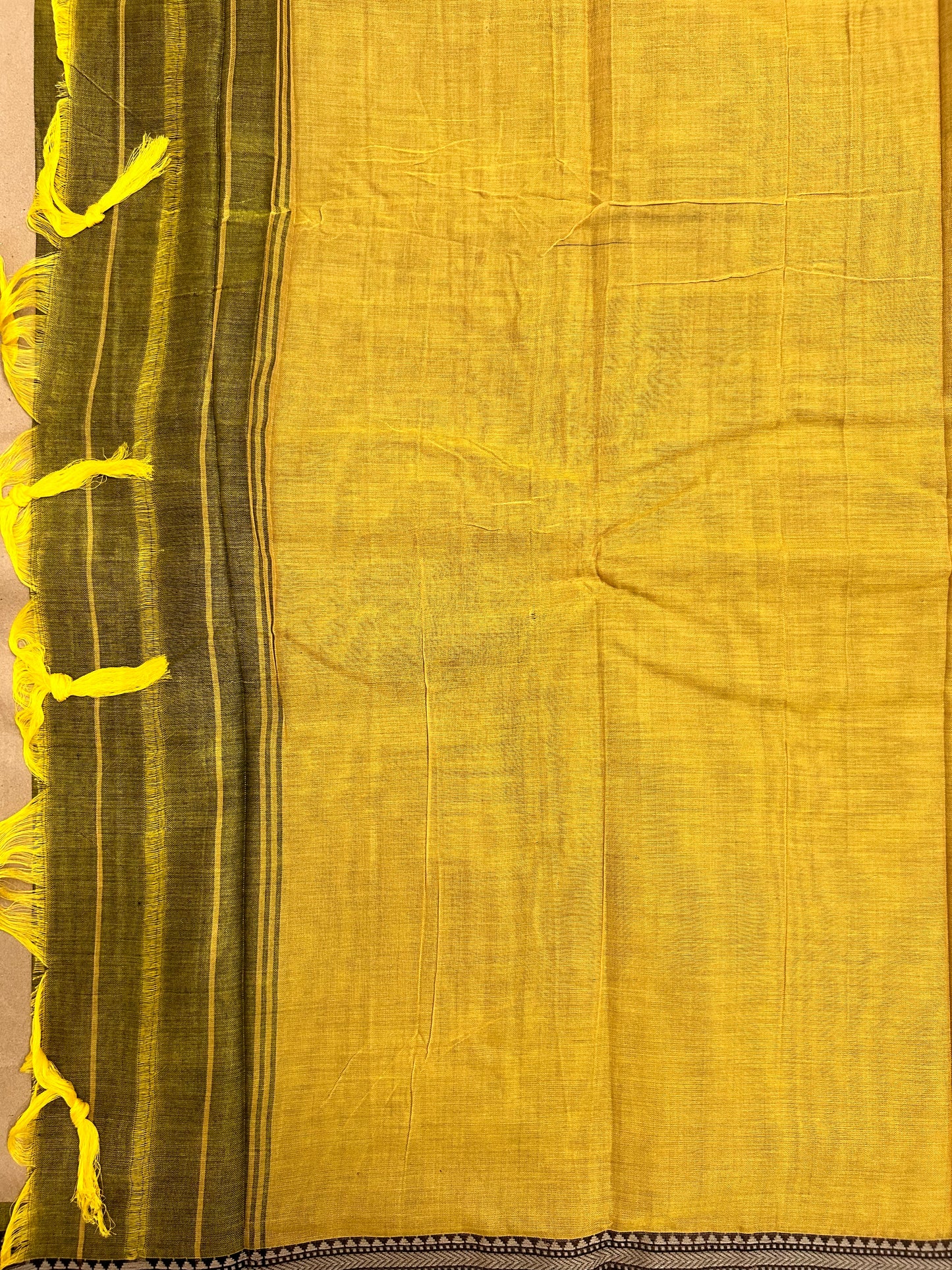 Green Narayanpet Handloom Cotton Saree