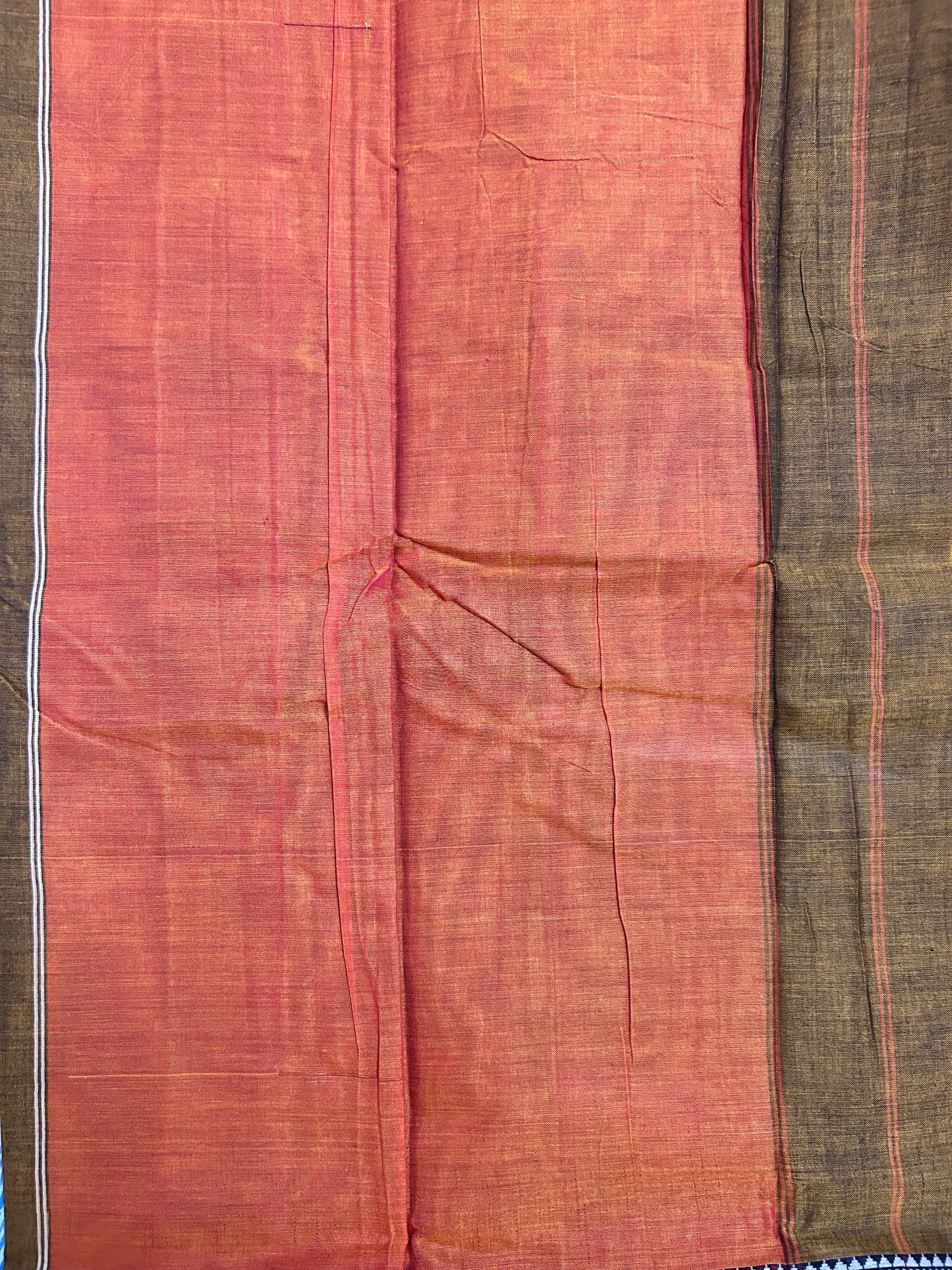 Mustard Narayanpet Handloom Cotton Saree