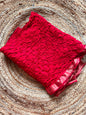 Red Bandhini Cotton Saree