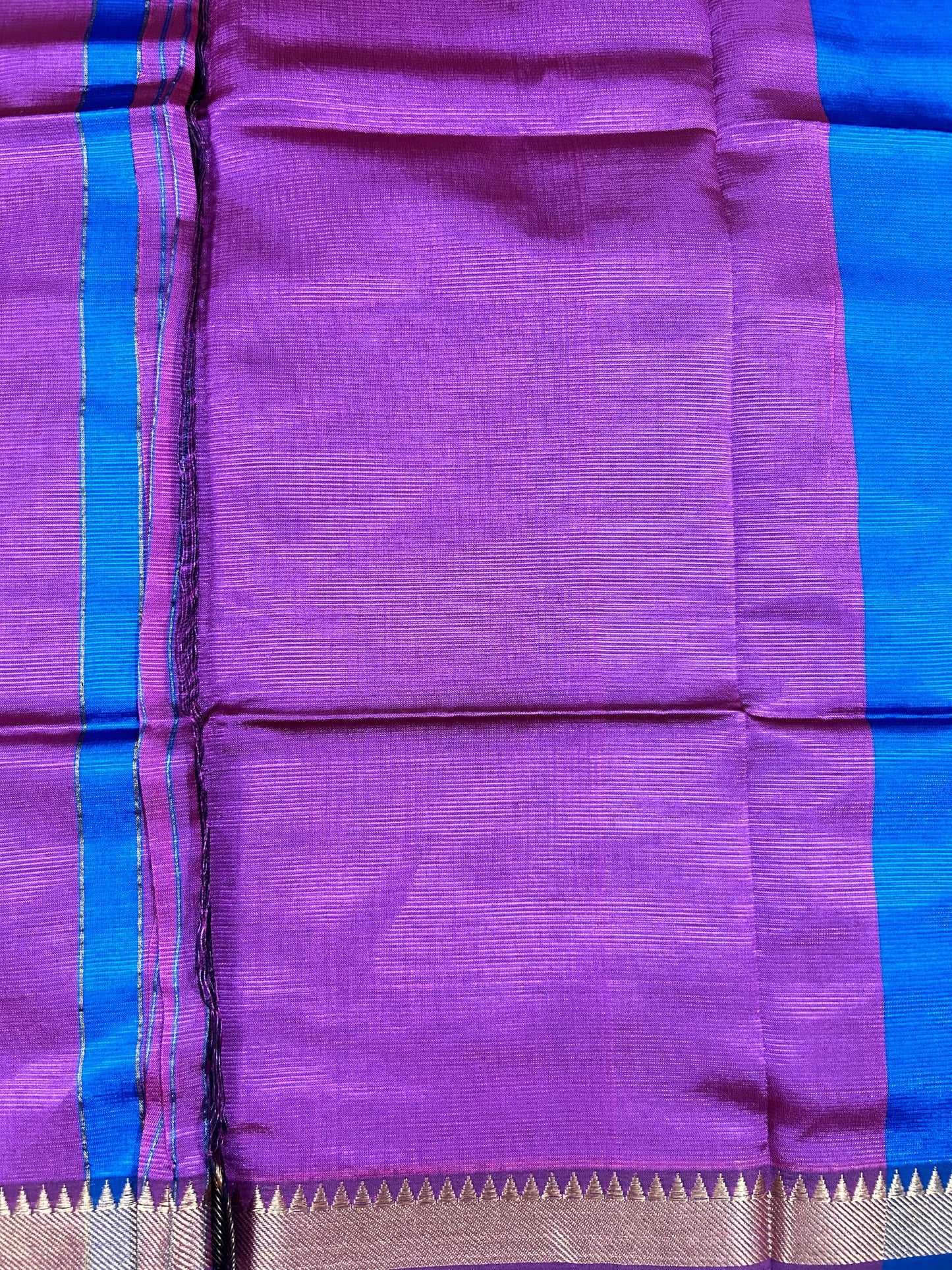 Royal Blue Mangalagiri Saree