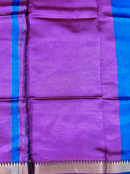 Royal Blue Mangalagiri Saree