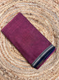 Maroon Narayanpet Handloom Cotton Saree