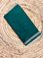 Bottle Green Narayanpet Handloom Cotton Saree