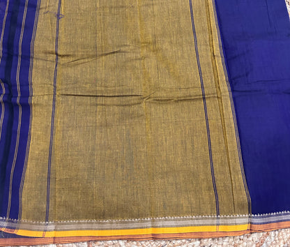 Violet Narayanpet Handloom Cotton Saree