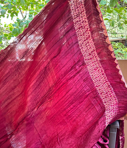 Wine Modal Bandhini saree
