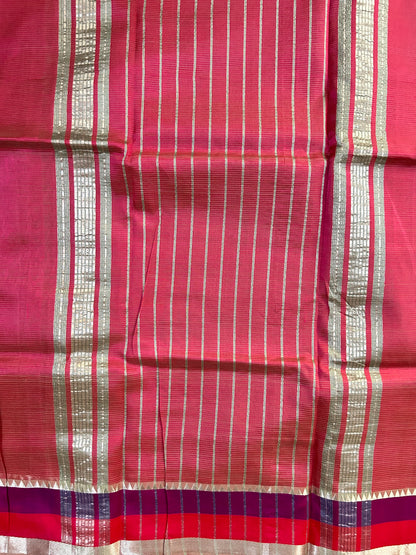 Green Pichwai Printed Mangalagiri Saree