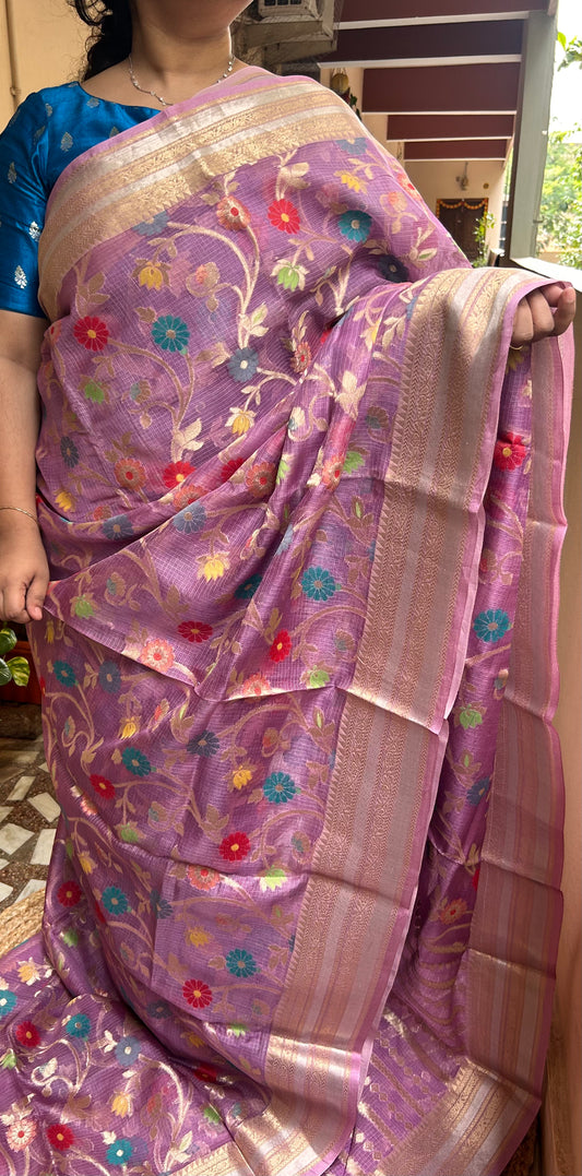 Lavender Silk Kota