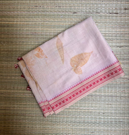 Eco Printed Mangalagiri Cotton Saree - 4