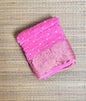 Buggle-gum Pink Bandhani Saree
