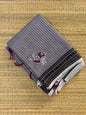 Lavender Tussar Cotton Saree