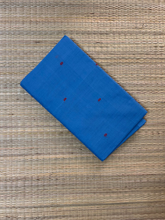 Dusty Blue Godavari Cotton Saree