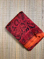 Mangalagiri SilkCotton Kalamkari Handblock Printed Saree - 6