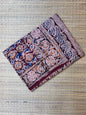 Kalamkari Handblock printed Cotton Saree - 2
