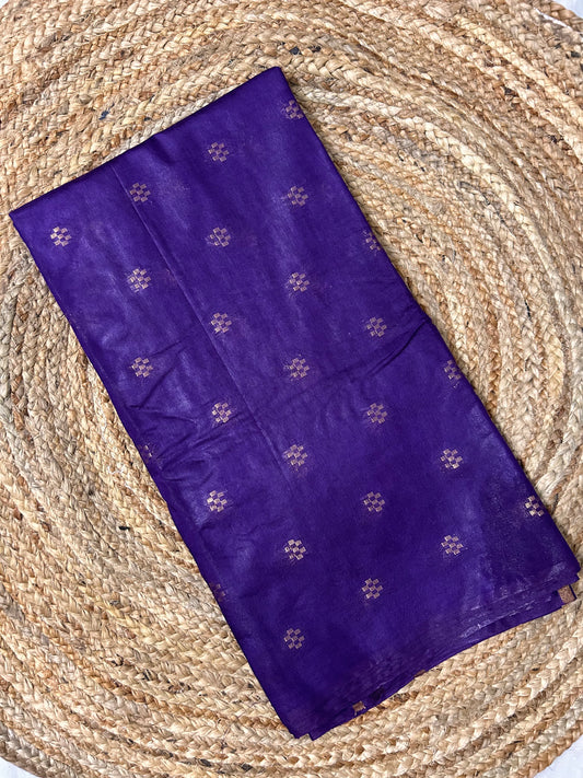 Purple Viscose Saree