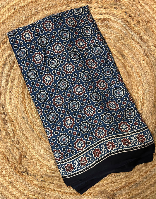 Blue Modal silk saree
