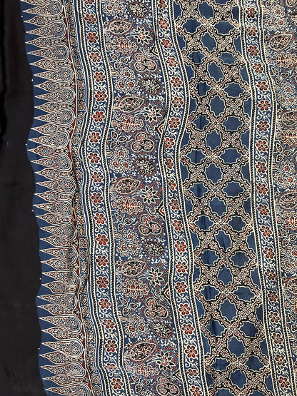 Blue Modal silk saree