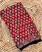 Red Modal silk saree